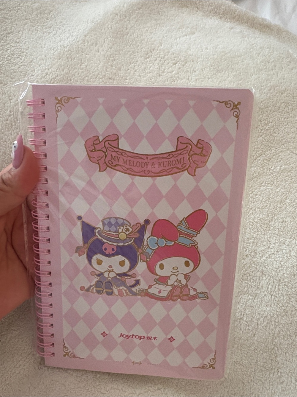 Sanrio My Melody & Kuromi Pink Spiral Notebook